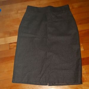 Brown wool skirt